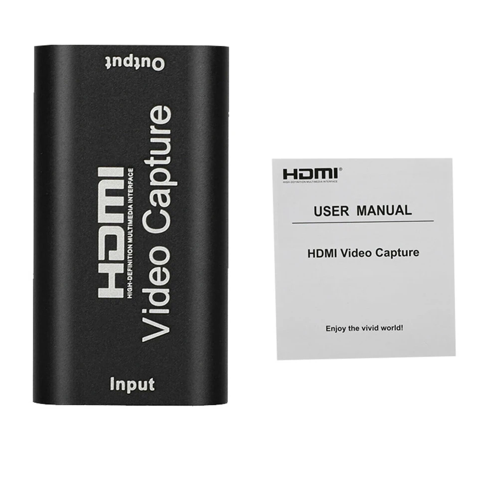 

Портативная трансляция аудио в реальном времени универсальная домашняя офисная для USB 2,0 Plug And Play мини металлическая видеокарта HD 1080P обучен...