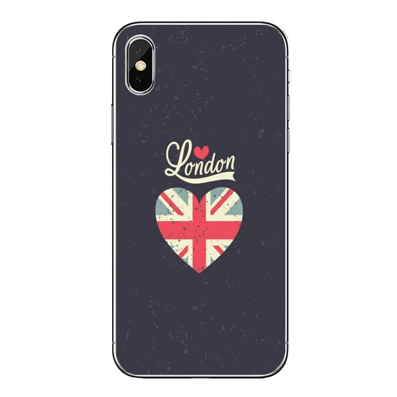 Английский Британский флаг Великобритании силиконовый чехол для телефона Samsung