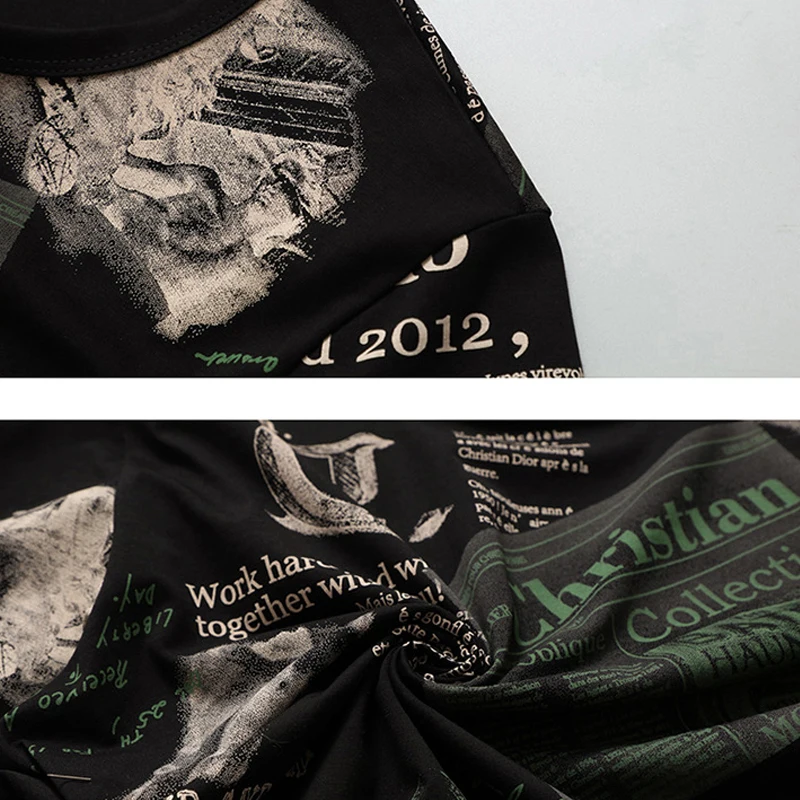 

Summer T Shirts Men Streetwear Fashion Letter Print Short Sleeve Tshirt Oversize Tees Tops Baggy T-shirts Plus Size 10XL HA084