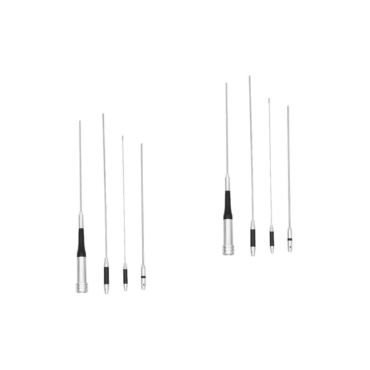 

2 шт., съемная Двухдиапазонная радиоантенна VHF/UHF