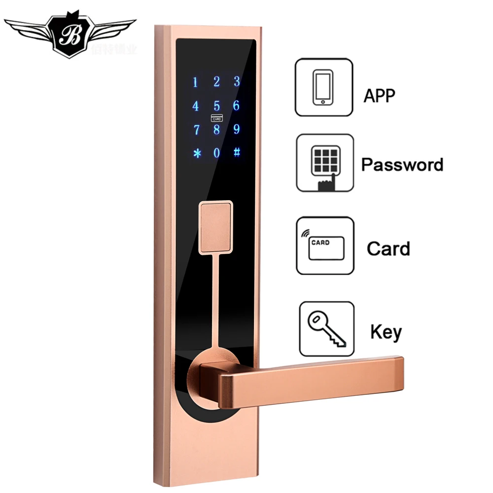 Цифровой код безопасности Электронная умная сенсорная клавиатура Deadbolt замок из