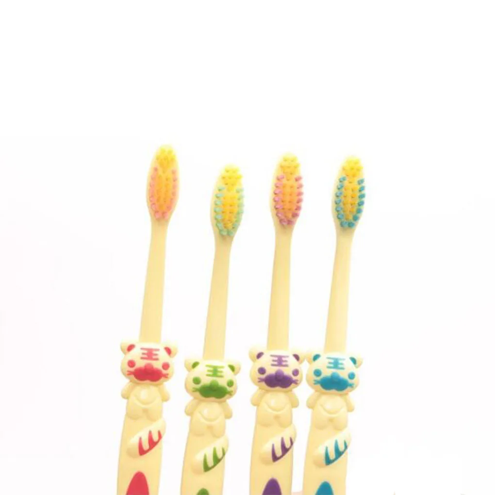 

1pcs Cartoon Children Toothbrush Plastic Handle Nylon Soft Bristles Toothbrush For Children Color Randomly Sent