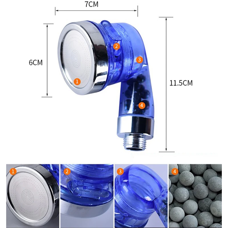 1 шт. смеситель с внешней душевой лейкой гибкая водосберегающая ручная Лейка для