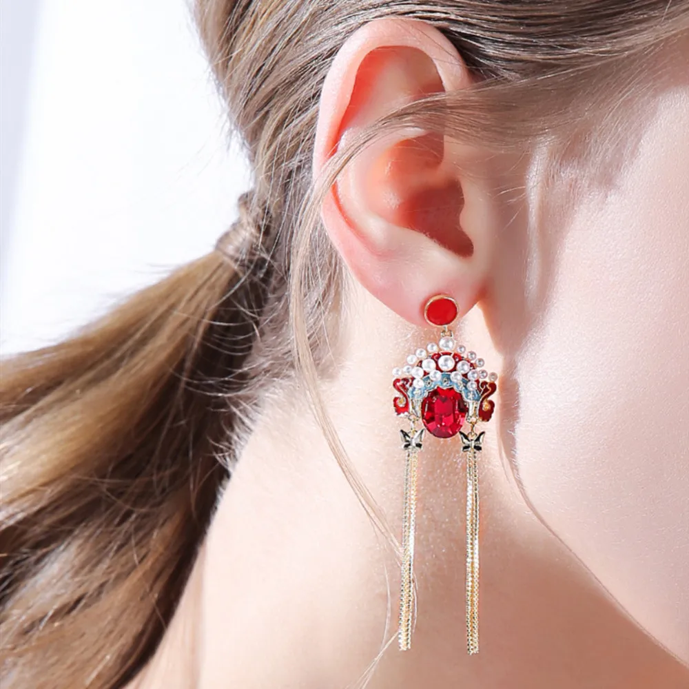 Новая мода эмаль Китайская Пекинская опера Facebook шикарное человеческое лицо