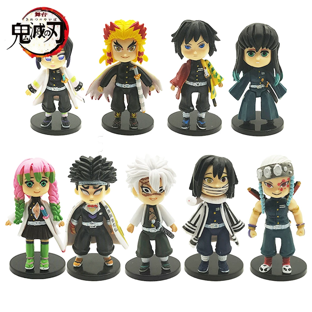 

Аниме экшн-кукла модель клинок рассекающего демонов девять столбов резонансный камень Kyoujurou ПВХ удзуй Тенген игрушечная фигурка настольно...