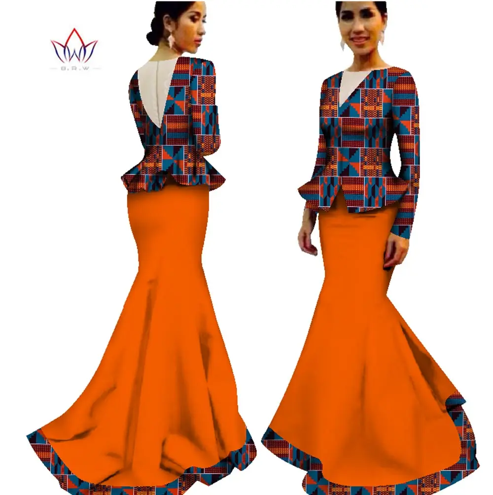 Женское платье с длинным рукавом V-образным вырезом и юбкой | Тематическая одежда