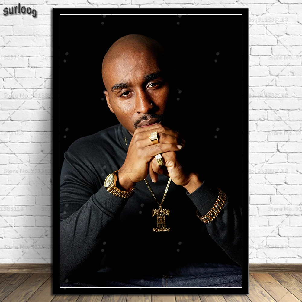 Плакаты и принты Tupac Shakur 2PAC настенные художественные картины с принтом в виде