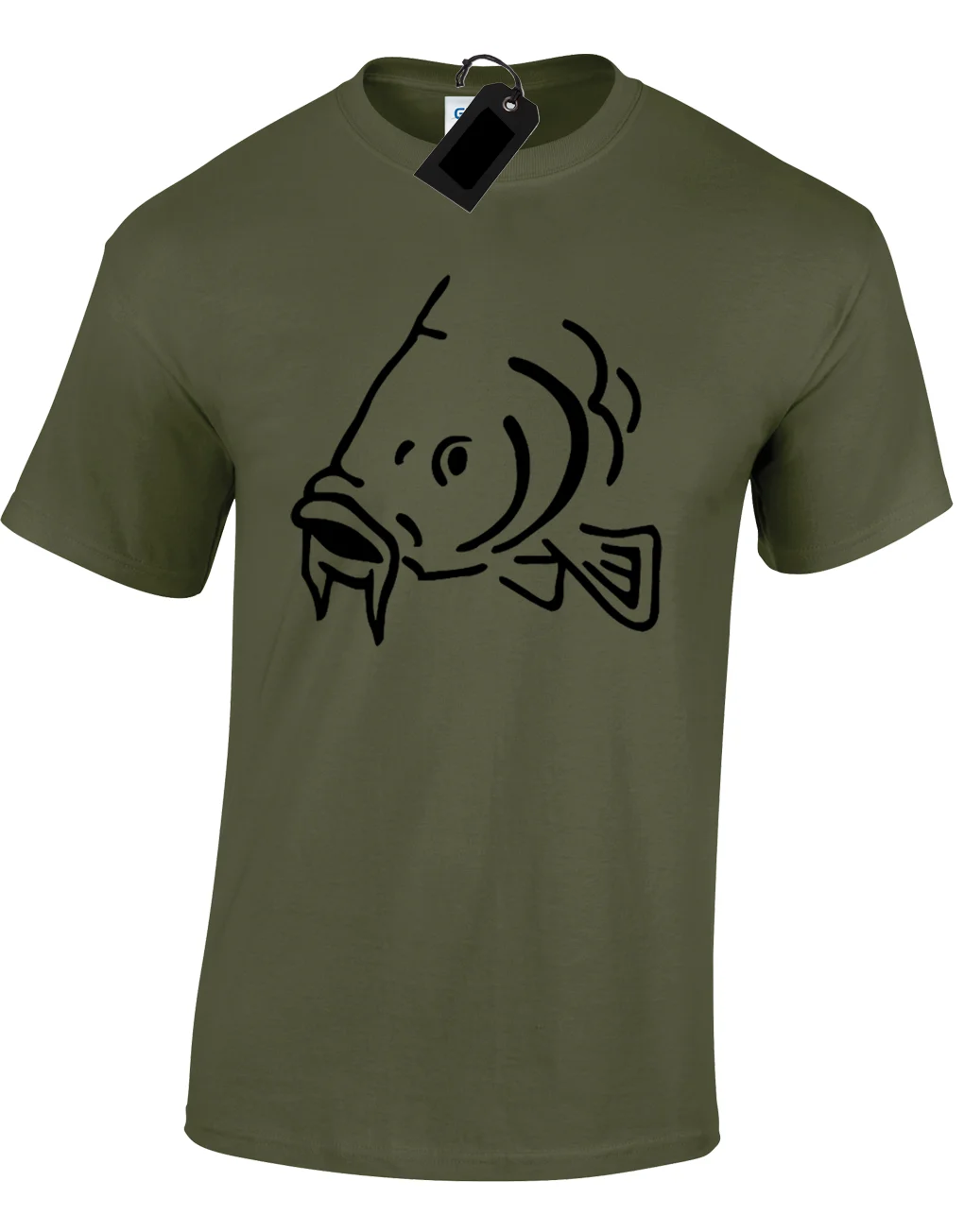 Футболка JUST HOOK IT-Fish Рыбацкая, angl, Удочка на карпа, морской рыбак, лучший подарок, новые футболки, Забавные топы, новые унисекс, Забавные топы - Цвет: army green 10