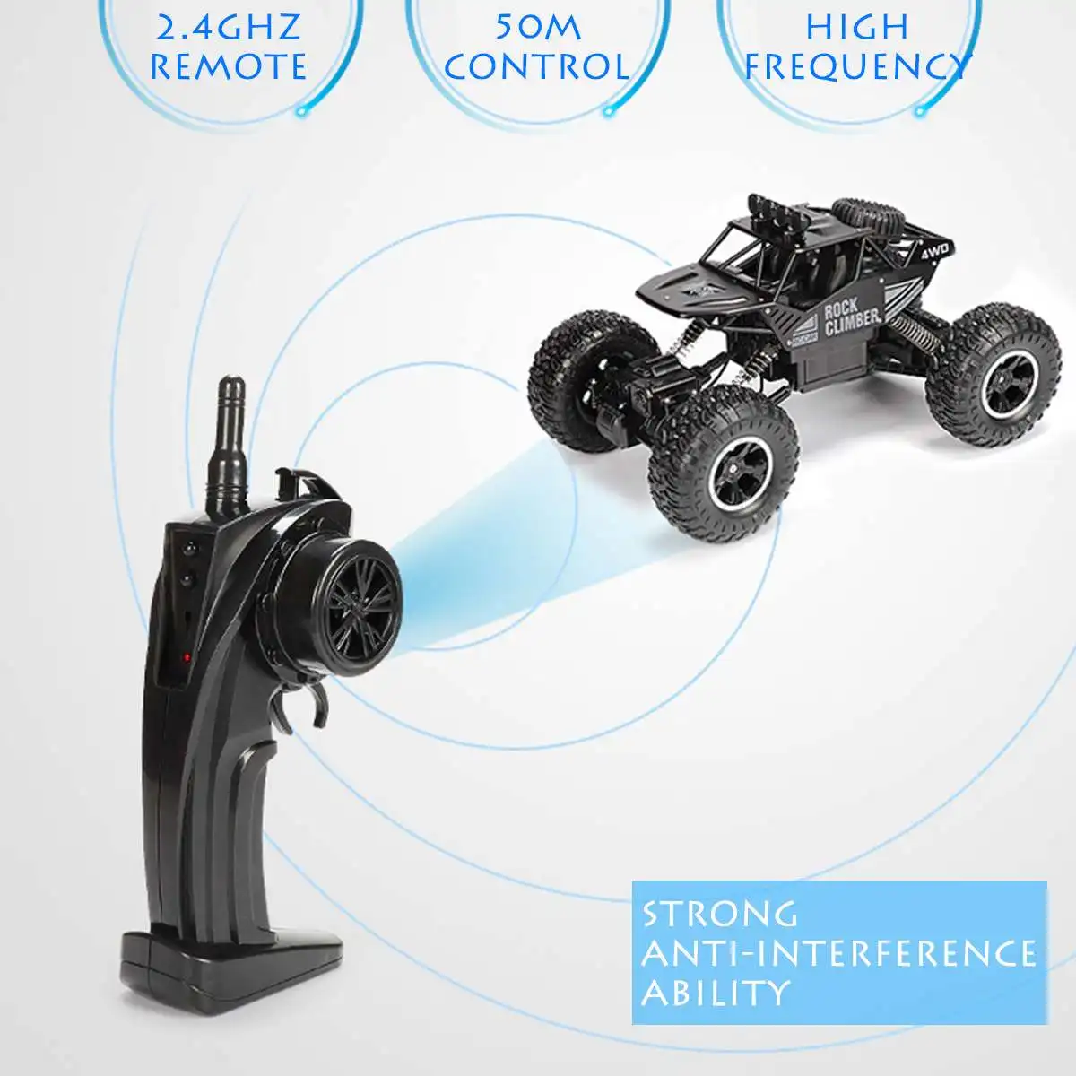 

4WD 1:12 RC Car 2.4GHz Radio Control RC Car Toy SUV 2020 High Speed Trucks Off-Road Trucks Toys Christmas Present for Children