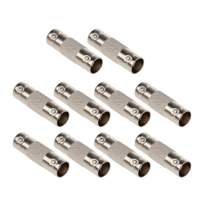 

10Pcs BNC Female To Female Connector Adapter For CCTV Video Surveillance System H9EB