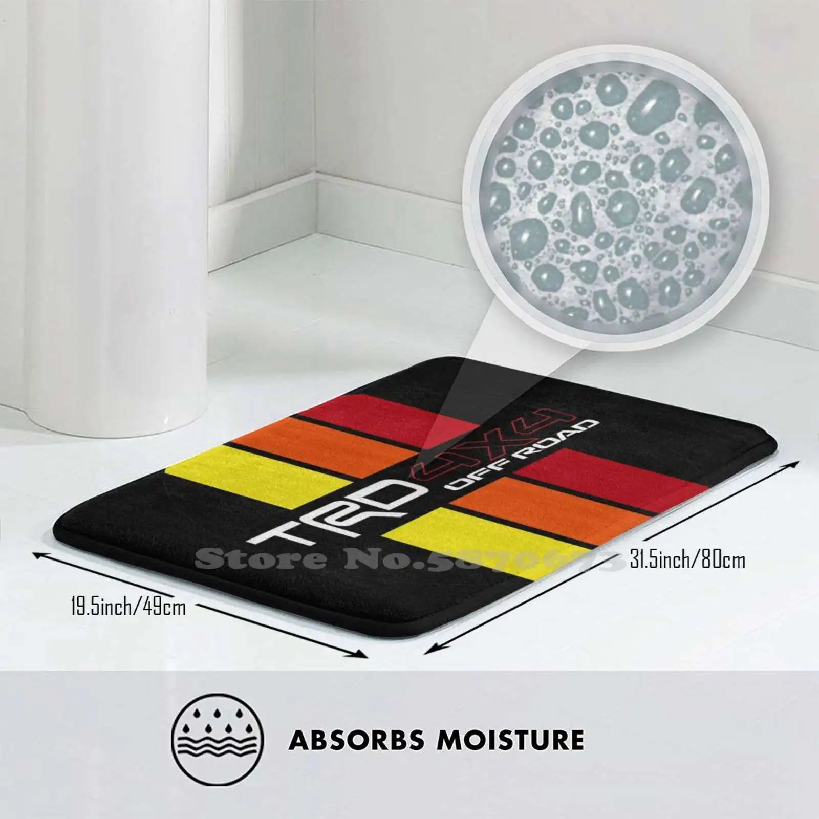 Бейдж в стиле ретро с полосками Trd Pro 4 Runner Sr5 5-го поколения 3 размера домашний ковер