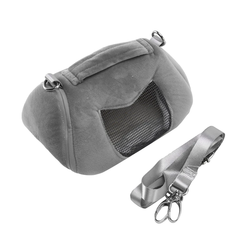 

Promotion! Portable Pet Carrier Outgoing Handbag With Adjustable Single Shoulder Strap Pouch For Sugar Glider Hamster Squirrel S