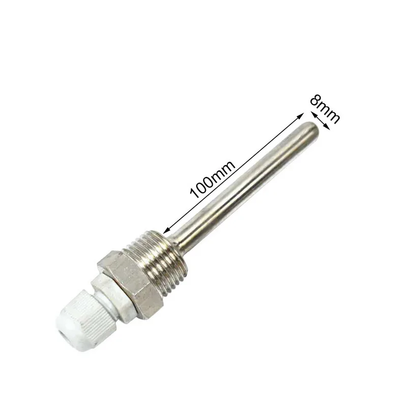 1 X прочный 50-200 мм резьба Thermowell из нержавеющей стали 1/2 &quotNPT для датчиков