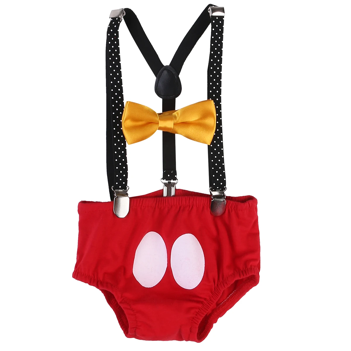 

Newly Xmas Pretty Cute Infant Baby Girls Boys Overalls Romper Bowknot Cartoon Print Costume Birthday Gifts For Kids 0-18M