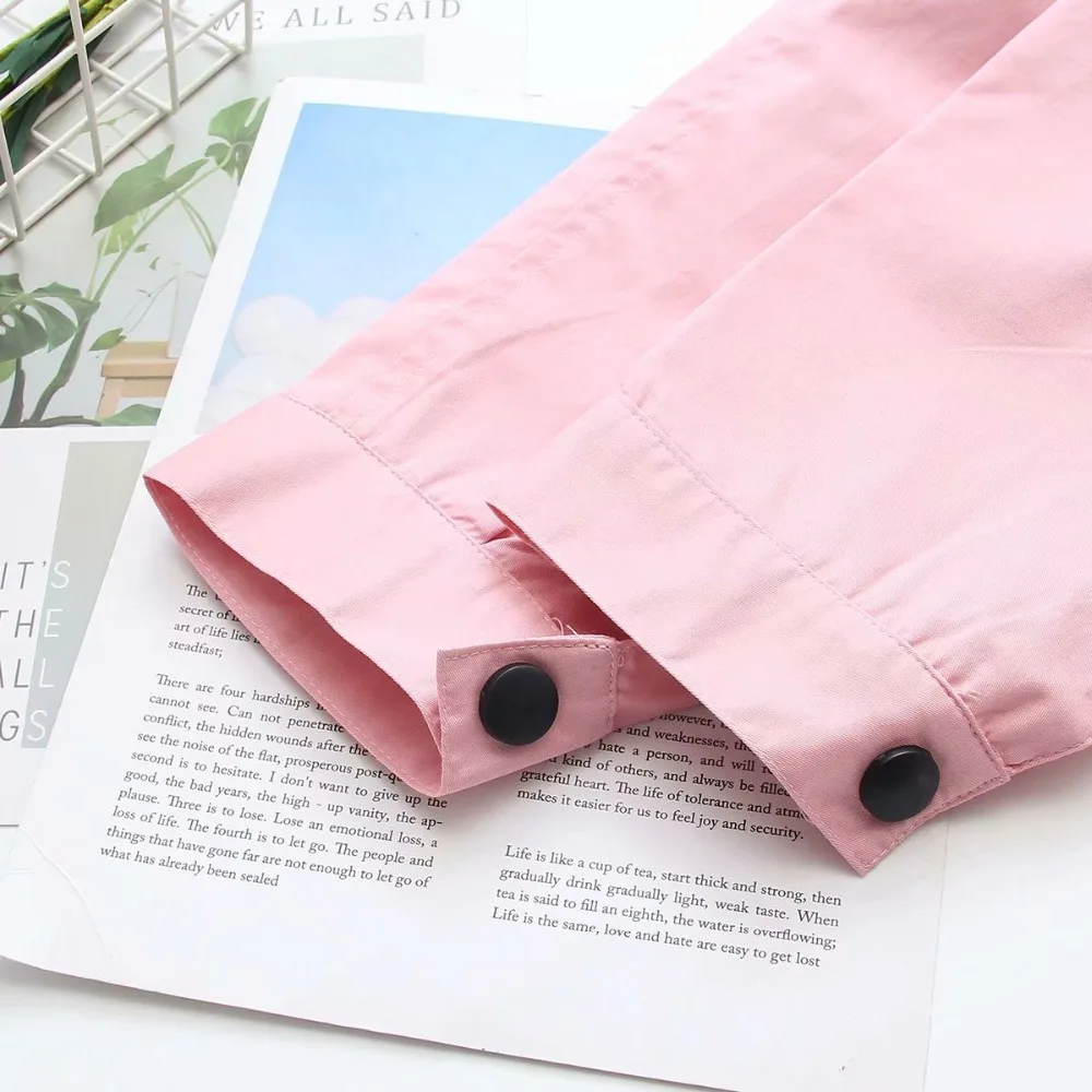 Женский хлопковый тренч с воротником стойкой размера плюс офисный двубортный