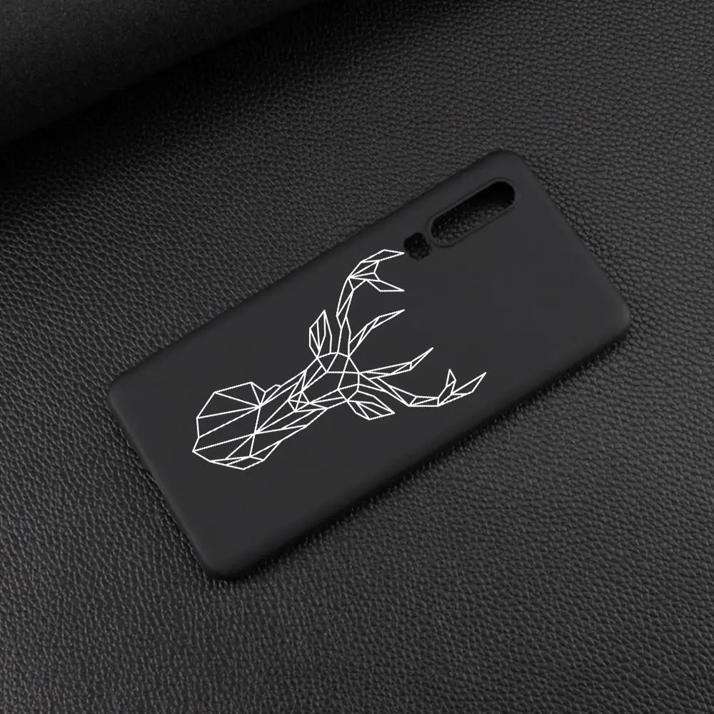 Черный силиконовый чехол для телефона huawei P Smart 2019 P20 Lite P30 LITE pro phon cover coque fundas