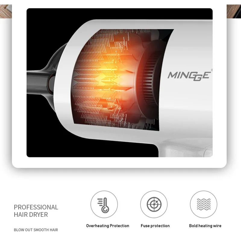 

Travel Home Dormitory Hair Dryer Strong Power Hammer Anion Hair Dryers Foldable Hair Drying Blowing Machine