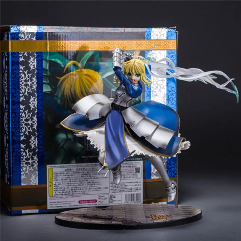 25 см японского аниме Fate/ночь с саблей из ПВХ Коллекция Модель игрушка подарок