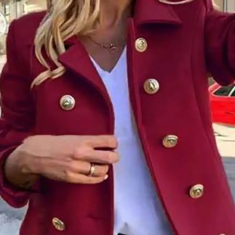 

Women Autumn And Winter Warm Thick Fashion is full of three-dimensional sense, this winter is important to keep Woolen Outwear