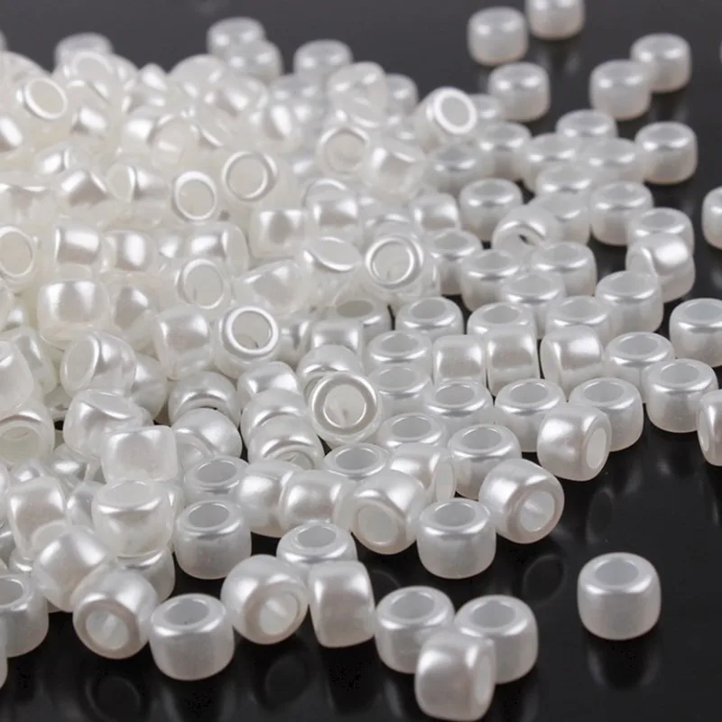 500 шт. бусины для детей Детский жемчуг|Наборы бусин и бисероплетение| |