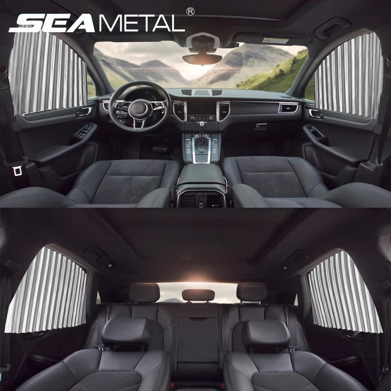 2 шт. оконные шторки для автомобиля складные Шторки бокового окна Солнцезащитный