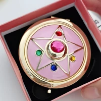 sailor moon r moonlight memory series crystal star case cosmetic make up compact travel folding mirror
