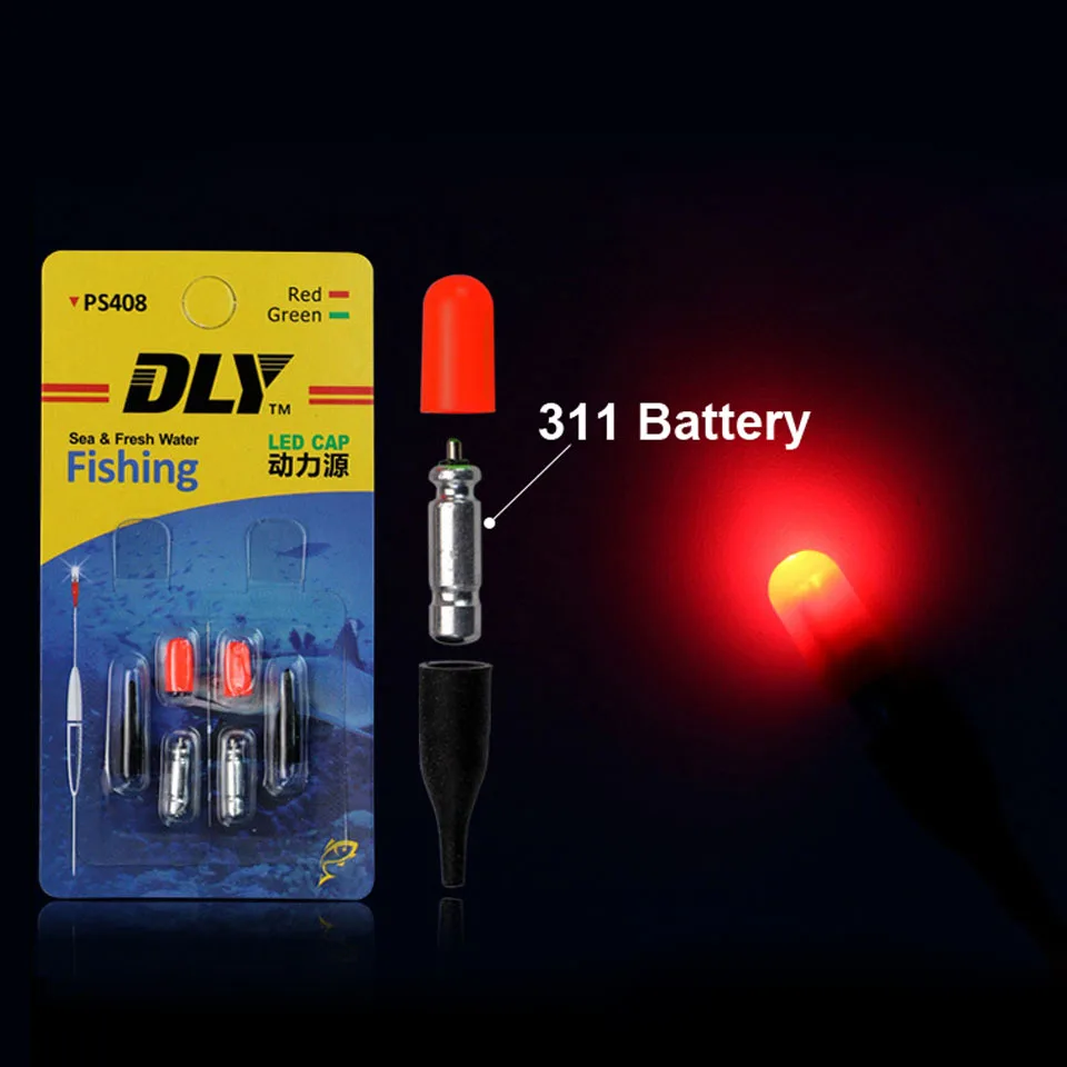 Fishing Float Electric LED Glowing Light Waterproof Electronic +CR311 Battery Night Tackle Accessories | Спорт и развлечения