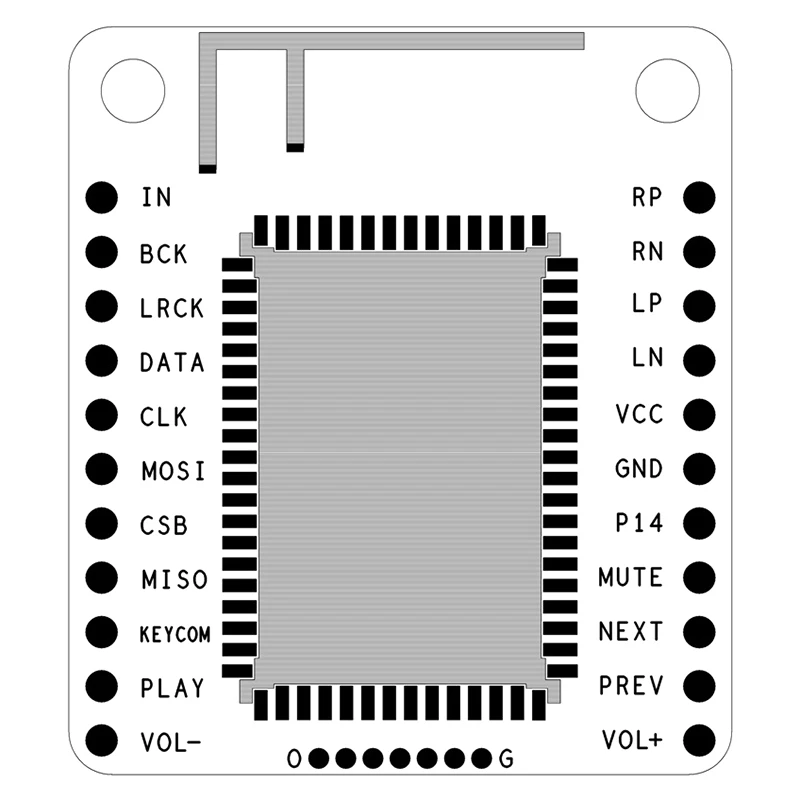 CSR8675 Bluetooth V5.0 Low Power Audio Module APTX-HD Lossless Compression Analog Output |