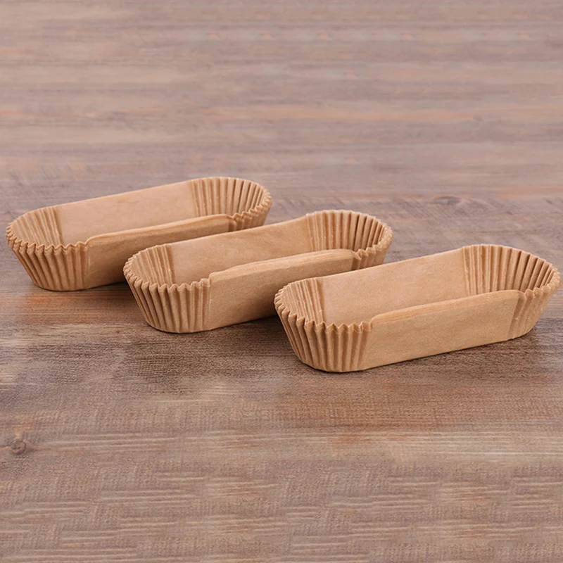 

50Pcs Baking Paper Liners Home Baking Cake Mold Straight Loaf Tin Baking Parchment Paper Liners Loaf Tin Liners Kitchen Supplies