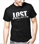 Мужская летняя футболка Lost  TV  Сериал  Фильм  Футболка мужская брендовая Футболка Европейский Размер 4XL 5XL
