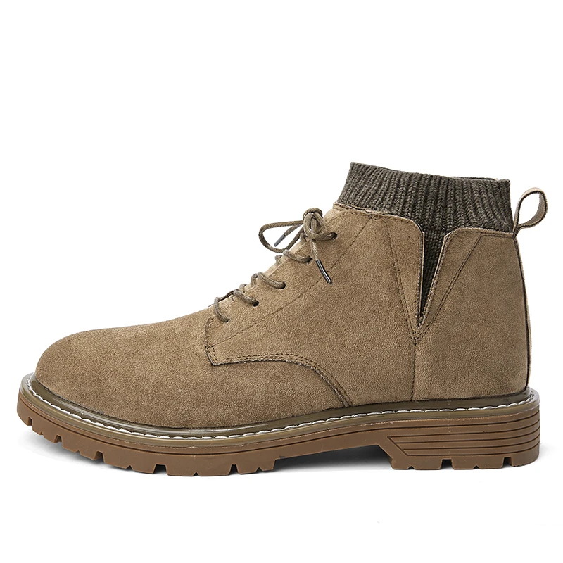 ZFTL Новинка Мужские зимние сапоги Ботинки Martin Натуральная кожа большие размеры
