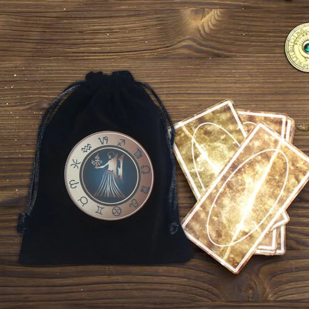 Juego de mesa de cartas de Tarot para fiesta, bolsa de almacenamiento de cartas de juego, suministros de brujer&iacute;a, bolsos para juegos de mesa-2