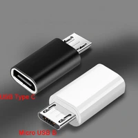 10pcs micro usb b male to usb type c female adapter converter connector for android smart phone charge data transfer