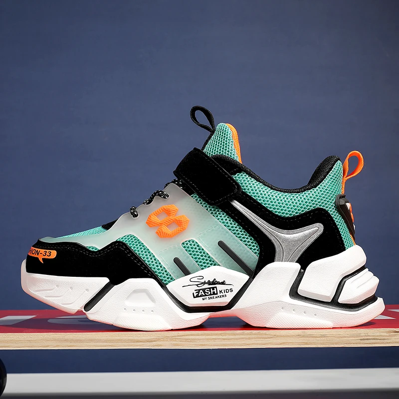 

New Arrival Children Running Shoes Comfortable Soft Sole Kids Shoes Fashion Non-slip Sneakers for Boys High Quality Shoes