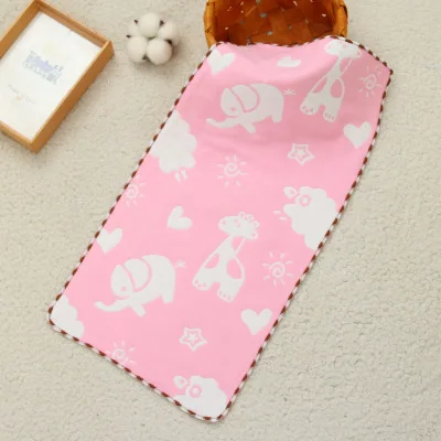 20 25*50 см, хлопок, полотенце из жаккарда для новорожденных и детей, 6 шесть слоев, марлевые, милые, хорошо впитывающие воду полотенца для лица - Цвет: 20
