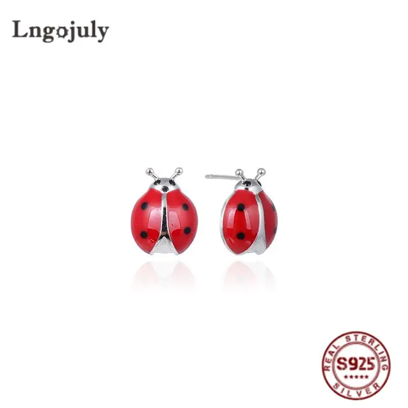 

Fine Jewelry Women Earrings 100% 925 Sterling Silver Stud Earrings For Women Girlfriend Party Silver 925 Jewelry Gift