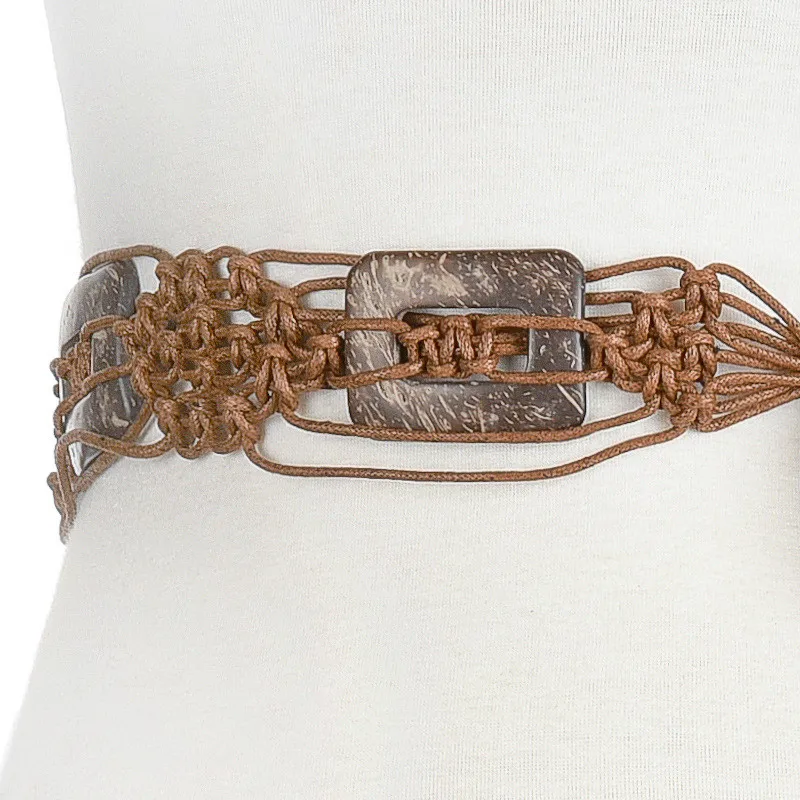 2021 RYFIX новый национальный ветер Вощеная Веревка Плетеный ручной ремень в