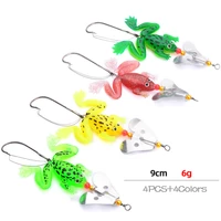 1pcs frog soft baits shad soft lure jigging spoon lure fishing lure bait prop topwater catfish silicone artificial wobblers