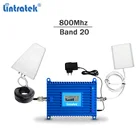 Lintratek Band 20 Репитер сигнала 4G 800Mhz усилитель LTE усилитель сигнала 800MHZ Репитер AGC 70dB интернет-Усилитель 20