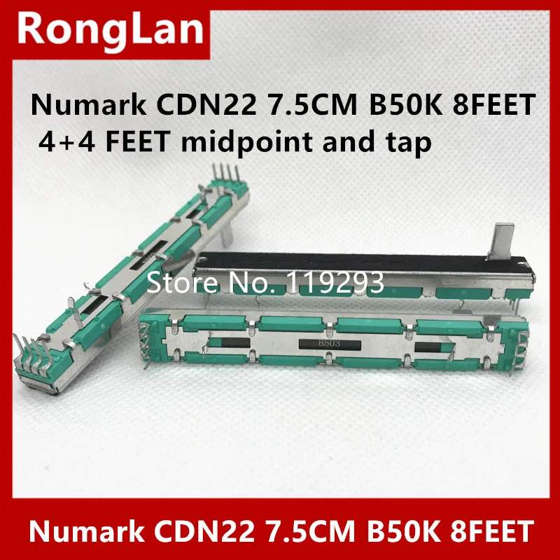[BELLA] Арома Numark CDN22 CD регулятор фейдер потенциометр 7,5 см B10K B50K с краном скольжения средней точки 4+ 4 фута 8 футов 10 мм-10 шт