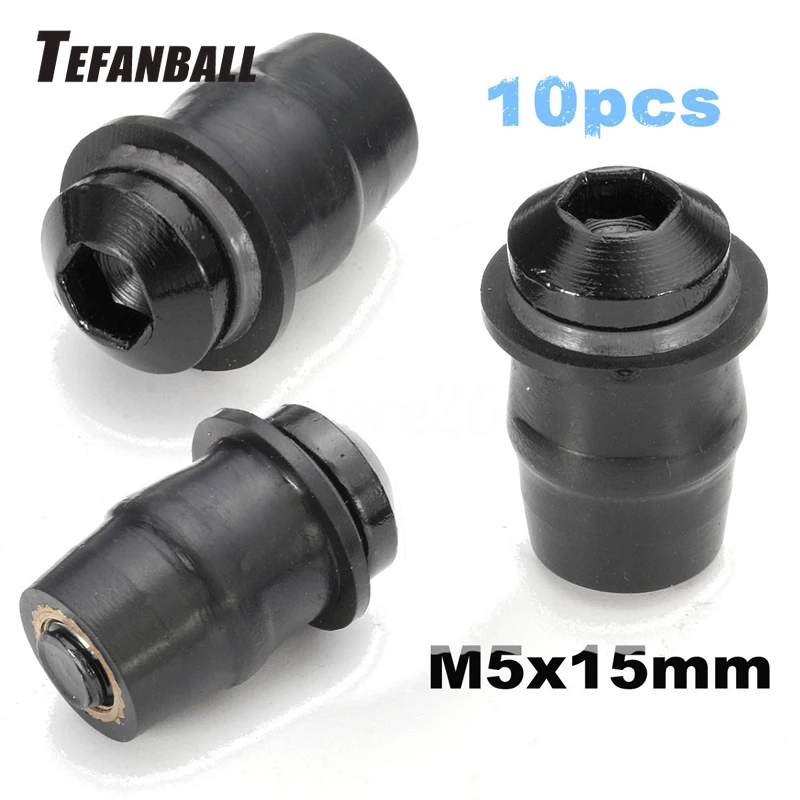 10Pcs M5X15mm Aluminum Motorcycle Windscreen Fairing Well Nut Bolts Screw High Quality Accessories Part Suitable for Cars 2019 | Автомобили