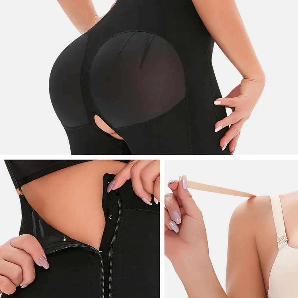 

Tummy Control Waist Trainer Butt Lifter Slimming Underwear Shapewear Corset Plus Size Bodysuit Fajas Reductoras Full Body Shaper