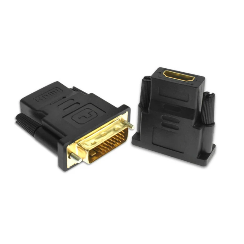 Новый переходник DVI 24 + 1 Male to HDMI Female позолоченный в конвертер 1080P для ПК PS3 проектор