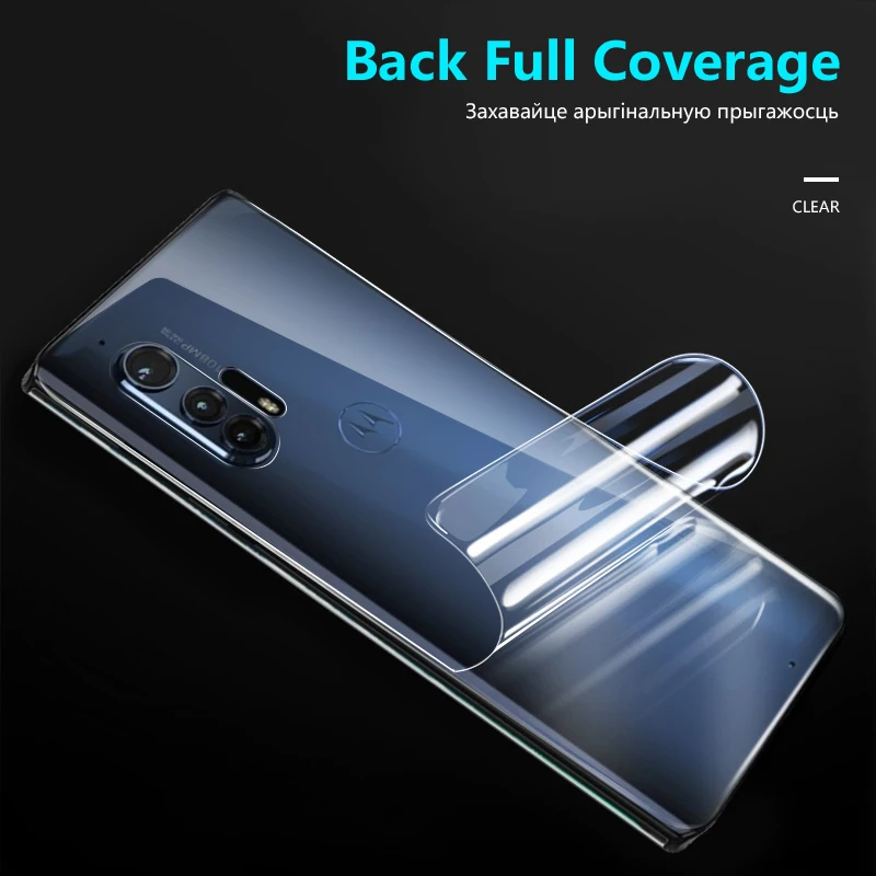 Фото Пленка для защиты экрана Motorola moto edge 20 30 Pro X30 G60 с изогнутым 3D дизайном и полным покрытием Пленка для защиты экрана Motorola moto edge 20 30 Pro X30 G60 с изогнутым 3D дизайном и полным покрытием
