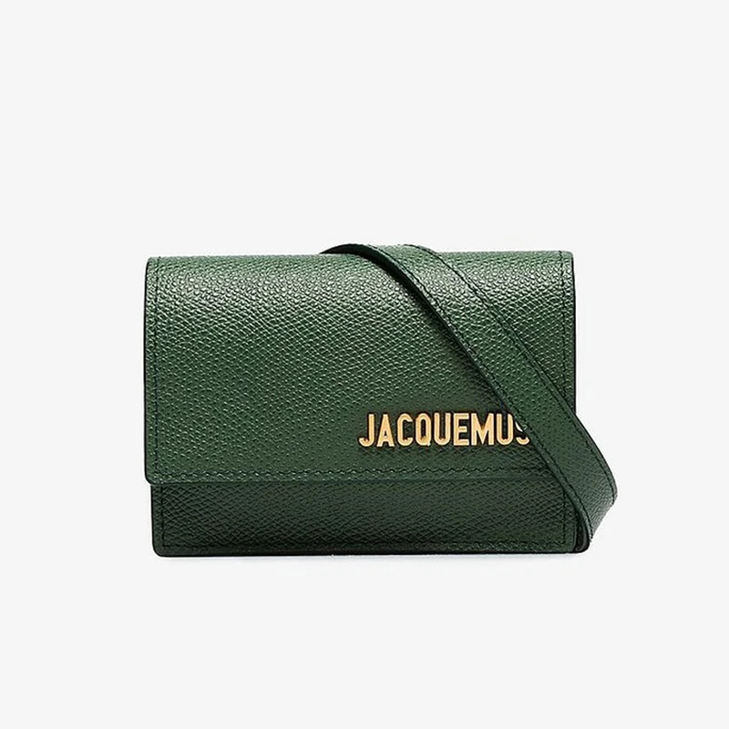 Jacquemus Сумки на пояс женские сумки известный бренд модные роскошные сумки женские дизайнерские новые сумки на пояс женские сумки - Цвет: Зеленый