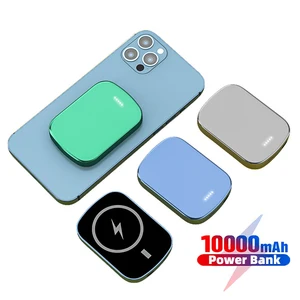 15W Wireless Power Bank Portable Charger 10000mAh External Battery For iPhone12 13 Pro Max Mini Magnetic Fast Charging PowerBank