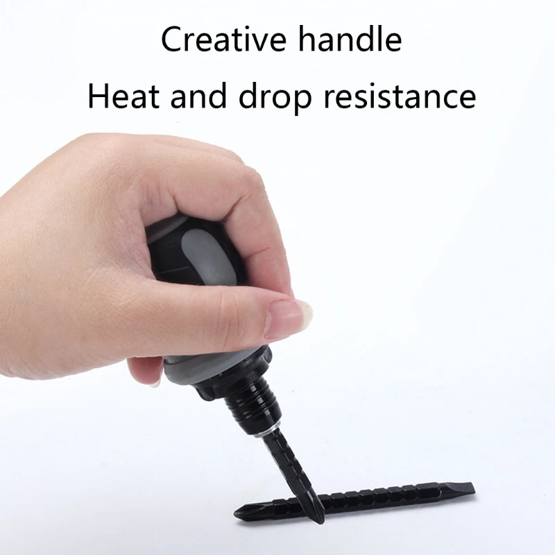 

Cross Multi-Function Telescopic Bit Mini Screwdriver Ratchet Dual-Purpose Screwdriver Repair Hand Tool Household