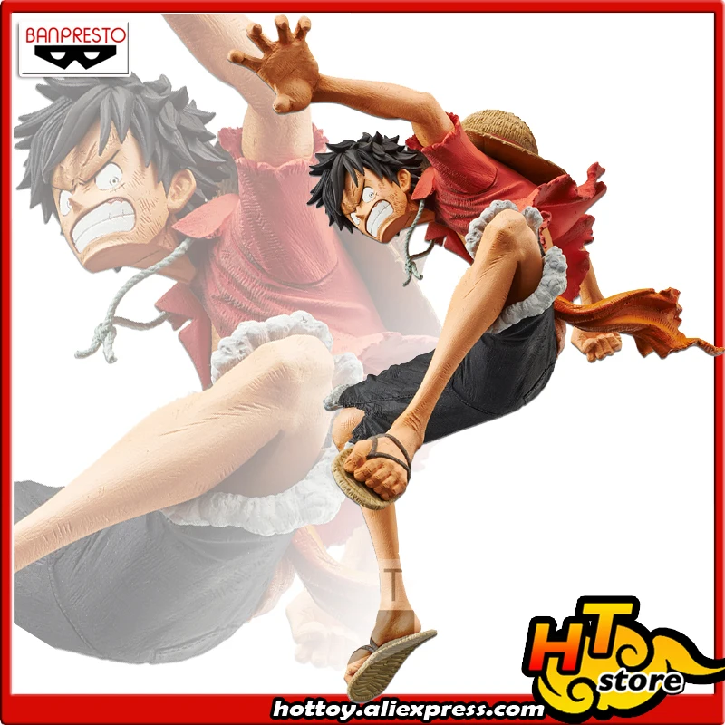 100% оригинальная Коллекционная Фигурка Banpresto KING OF ARTIST THE MONKEY D. Луффи из &quotONE PIECE