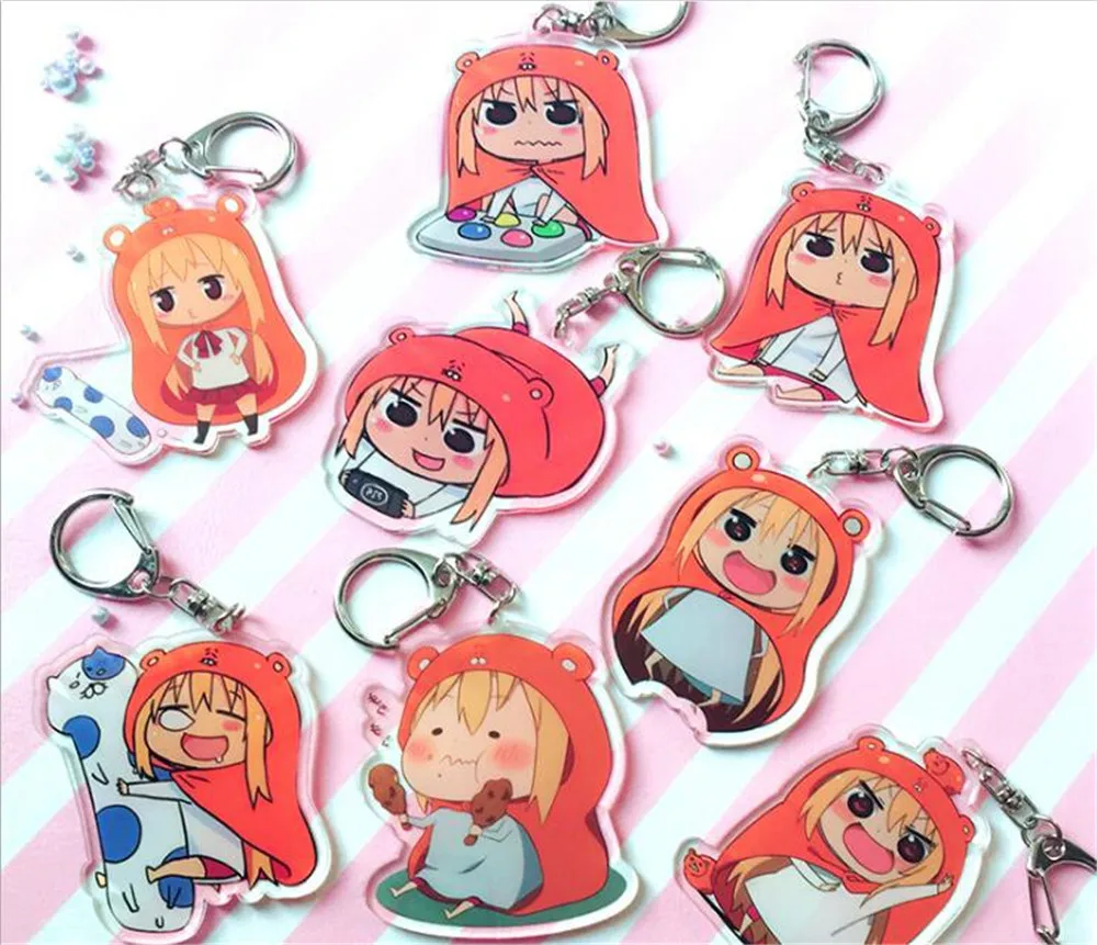 Брелок для ключей с аниме химото дома Умару модный автомобильный брелок