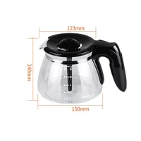 coffee maker glass jug for philips hd7447 hd7457 hd7459 hd7461 hd7462 coffee maker parts accessories replacement